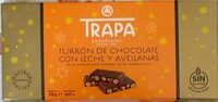 Turrón de chocolate con leche y avellanas