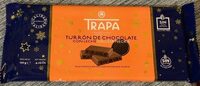 Turron de chocolate con leche y galleta negra