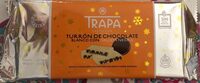 Turron de chocolate blanco con galleta negra