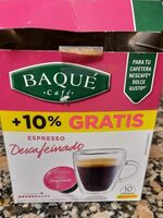 Cápsulas expresión descafeinado