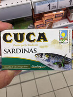 Sardinas Con Aceite De Oliva Virgen Extra Ecológico Cuca