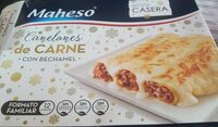 Canelones de carne con bechamel