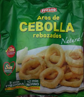 Aros de cebolla rebozados