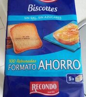 Biscotes sin sal sin azucares