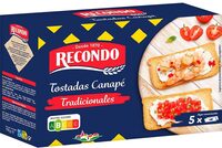 Tostadas para canapé cuadradas packs