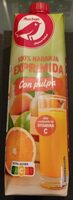 Zumo de naranja 100% exprimida con pulpa
