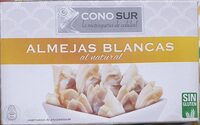 Almejas blancas al natural