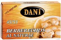 Berberechos al natural