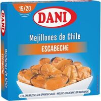 Mejillones chilenos en escabeche