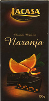 Chocolate negro con naranja 70% cacao