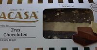 Turrón De Tres Chocolates Lacasa