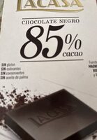 Chocolate negro 85% cacao