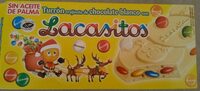 Turrón crujiente de chocolate blanco con Lascasitos