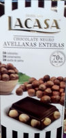 Chocolate negro avellanas enteras