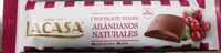 Chocolate negro con arándanos naturales