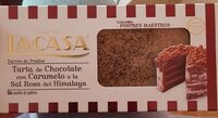 Turrón de praliné tarta de chocolate con caramelo a la sal rosa del Himalaya
