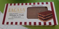 Milhojas de trufa