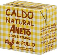 Caldo natural de pollo