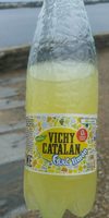 Agua mineral natural con gas sabor limón
