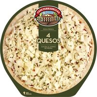 Pizza fresca 4 quesos