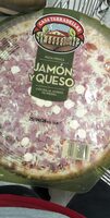 Pizza jamón y queso
