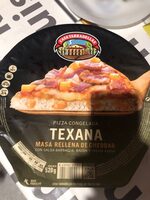 Pizza texana rellena de cheddar