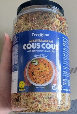 Mediterranean Cous Cous with dehydrated vegetables