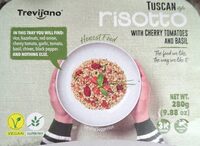 Tuscan Style Risotto with Cherry Tomatoes and Basil