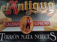 Turrón Nata Nueces El Antiguo