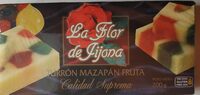 Turrón mazapán fruta