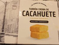 Turrón crema cacahuete