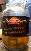 Olives vertes dénoyautées