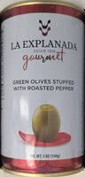 Aceitunas rellenas de pimiento