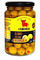 Oliwki zielone nadziewane pastą paprykową