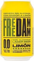 Damm Limón Non-Alcoholic Lager Beer 6 x