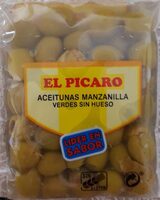 Aceitunas manzanilla verdes sin hueso