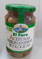 Aceitunas verdes enteras ecológicas