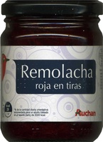 Remolacha roja en tiras