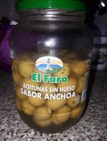 Aceitunas sin hueso sabor anchoa