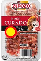 Jamón curado taquitos mini