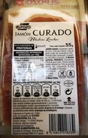 Jamón curado medias lonchas