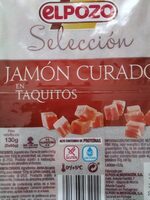 Jamón curado en taquitos
