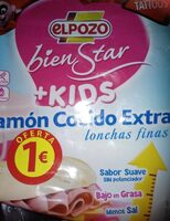 Jamón cocido extra. Lonchas finas
