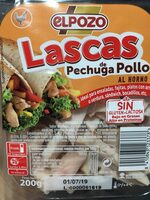 Lascas de pechuga de pollo