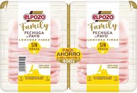 Pechuga de pavo lonchas finas sin grasa sin lactosa Family