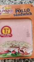 Fiambre pollo sándwich