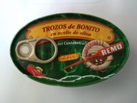 Trozos de bonito en aceite de oliva