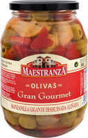 Aceitunas manzanilla deshuesadas aliñadas barril