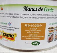 Manos de cerdo