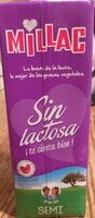 Leche sin lactosa semidesnatada